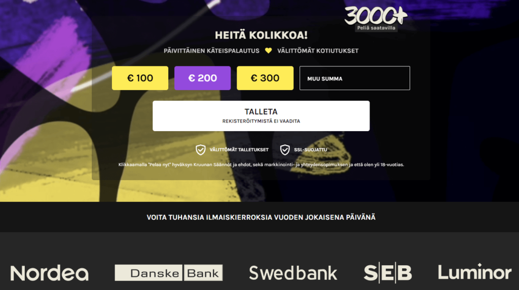 Kruuna Casino Talletukset